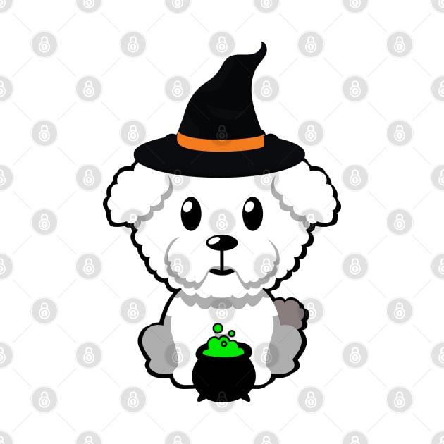 Cute furry dog is a witch by Pet Station