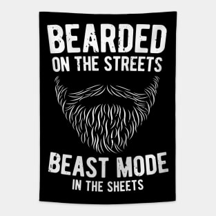 Bearded On The Streets Tapestry