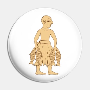 Sumerian Fish man Pin