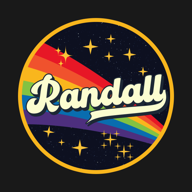 Randall // Rainbow In Space Vintage Style by LMW Art