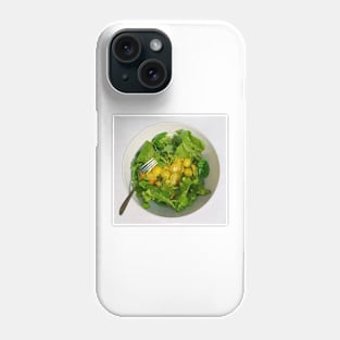 Yellow Tomato Salad With Fork Phone Case