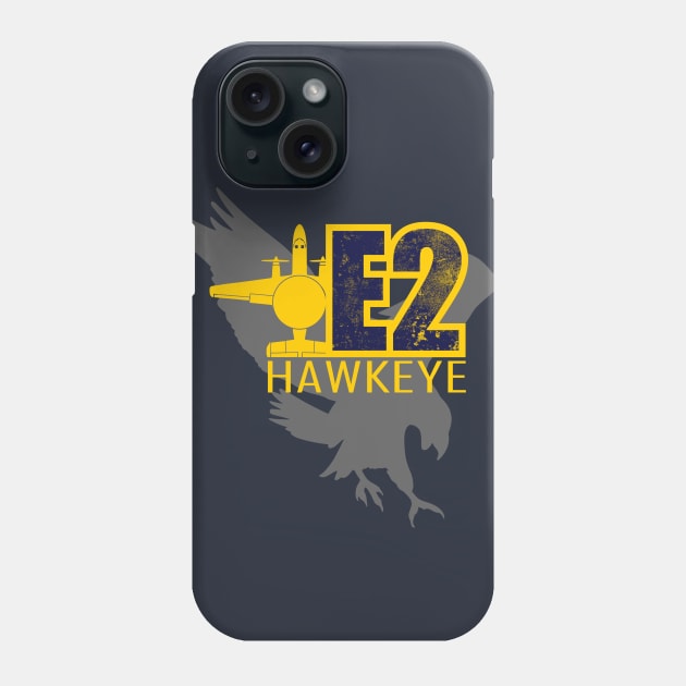 E-2 Hawkeye Distressed Phone Case by TCP