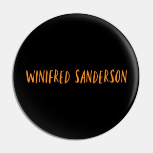 Hocus Pocus - Winifred Sanderson Pin