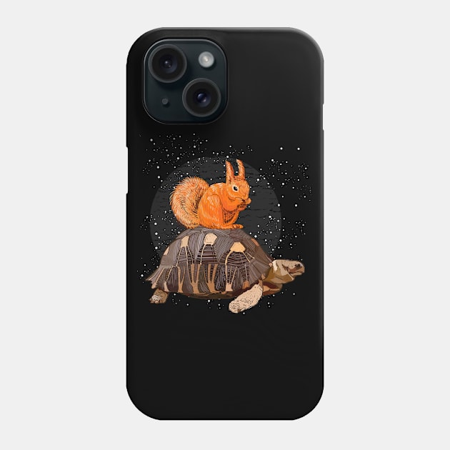 Squirrel Turtle Phone Case by ShirtsShirtsndmoreShirts