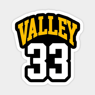 Larry Bird Valley HS Jersey (Front/Back Print) Magnet