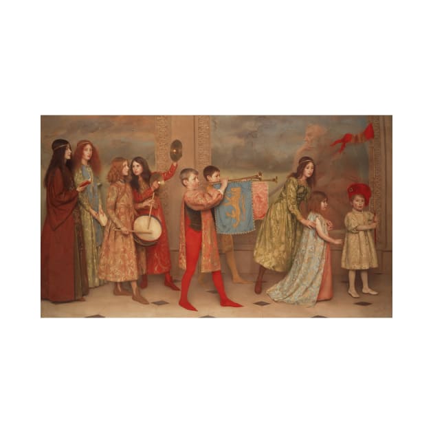 A Pageant of Childhood by Thomas Cooper Gotch by Classic Art Stall