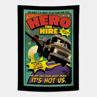 Hero for Hire Tapestry