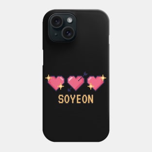 Soyeon Pixel Heart Valentine (G)I-dle Phone Case