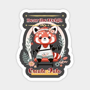 Red Panda Work Out! Bear the Weigh, Create Fate! Magnet