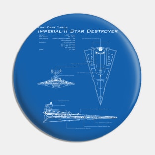 Imperial Star Destroyer Blueprint Pin