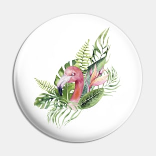 Flamingo Paradise Pin