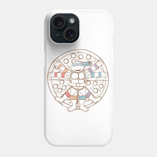 Vitruvian Turtle Phone Case by cintascotch