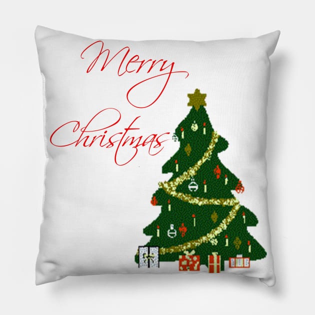 merry christmas Pillow by sarahnash