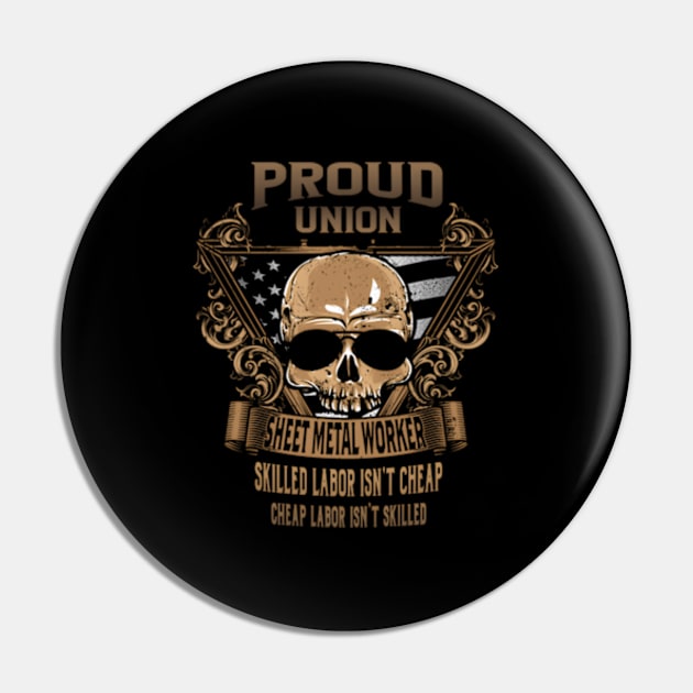 Union Sheet Worker Pin by jasper-cambridge