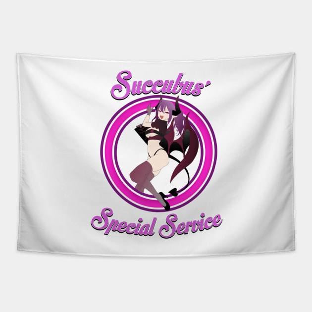 Succubus' Special Service Tapestry by Shiromaru