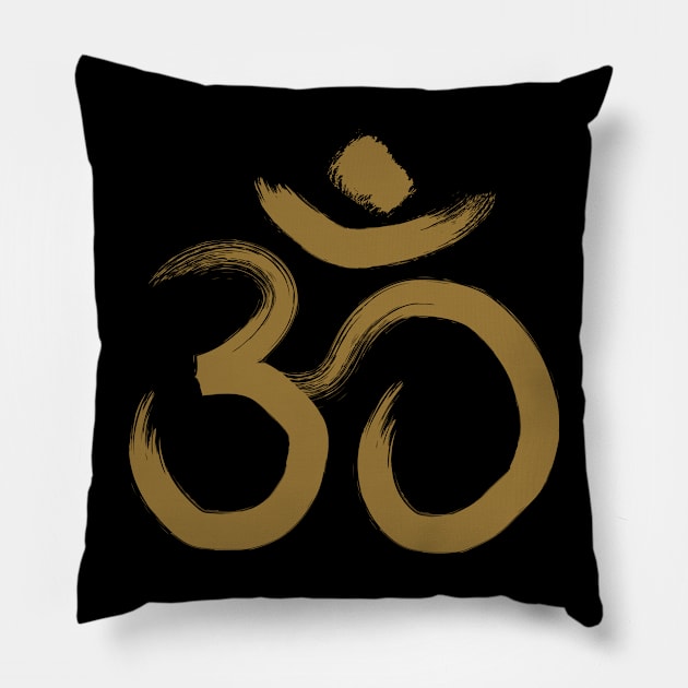 Symbol OM Pillow by sanaca