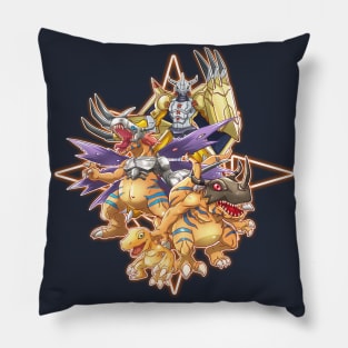 fanart agumon evolution line Pillow