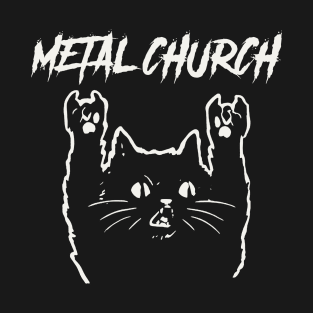 metal church metal cat T-Shirt