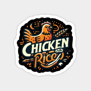 Chicken and Rice Magnet