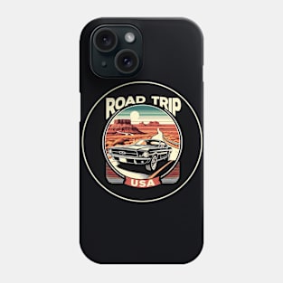 Retro Vintage Classic American Road Trip USA Phone Case