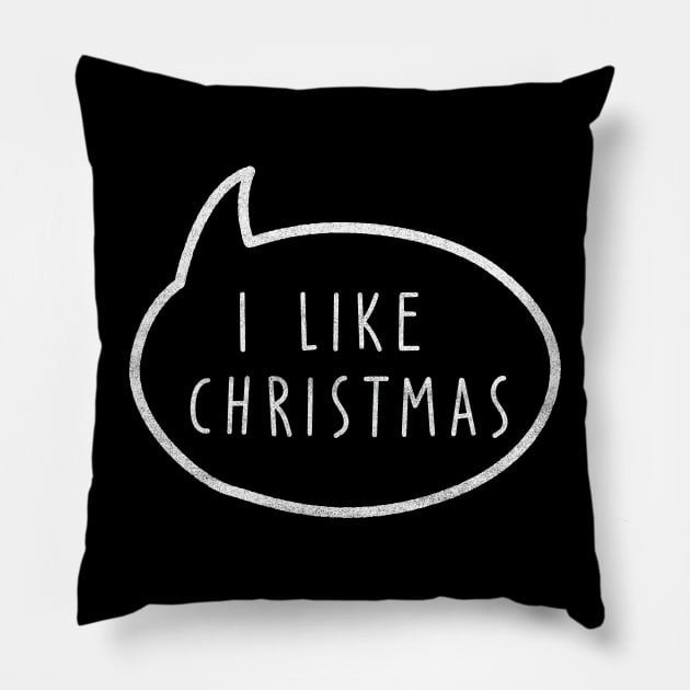 Christmas story - i like christmas Pillow by teemarket