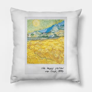 van Gogh - the happy yellow Pillow