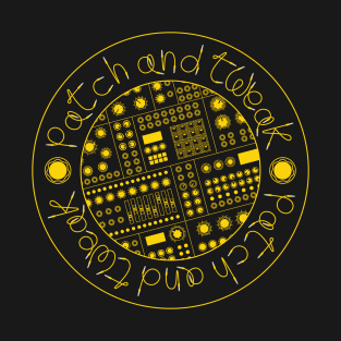 Modular Synth Patch Cable for Electronic Musician T-Shirt