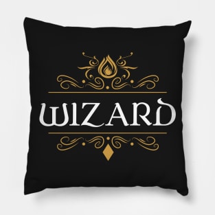 RPG Wizard Wizards Dungeons Crawler and Dragons Slayer Pillow