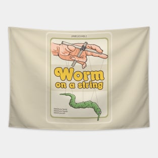 Worm on a string Tapestry