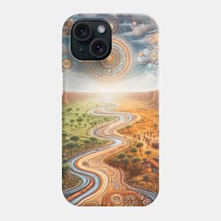 Explore the Cultural Depth: Australian Aboriginal Art and Unique Visual Traditions Phone Case