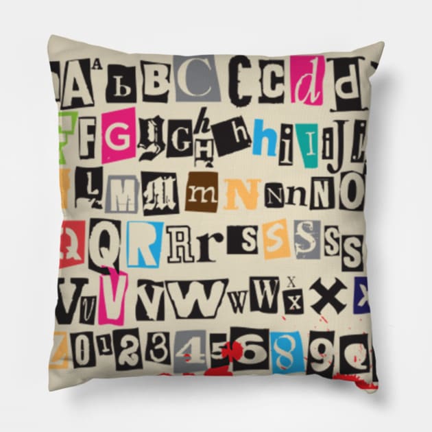 Alphabet Pillow by Madhav