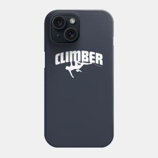 Rock Climbing Climber Cool Bouldering Rock Climber Gift Phone Case