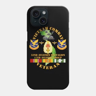 Vietnam Combat Vet  - 52nd Aviation Bn - 17th Aviation Group w VN SVC Phone Case