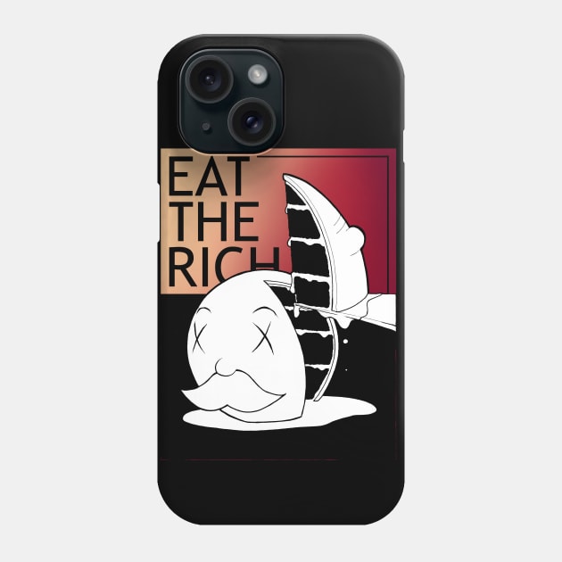 Eat the Rich Phone Case by Indi Martin