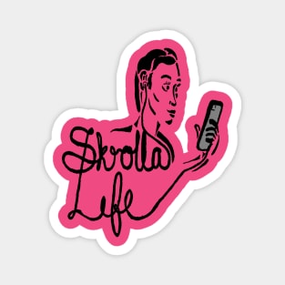 Female Skrolla T Magnet