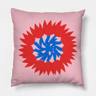 Tulip Festival of Tulip Flowers Pillow