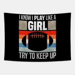 I Know I Play Like a Girl, Funny Players Tapestry