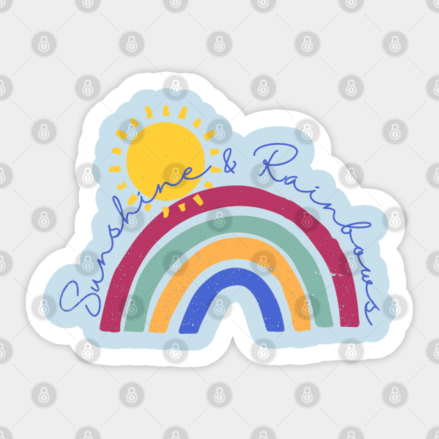 Sunshine & Rainbows - Sunshine And Rainbows - Sticker