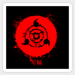 Sharingan Naruto Stickers Teepublic Whenever he needs access he puts the. sharingan naruto stickers teepublic