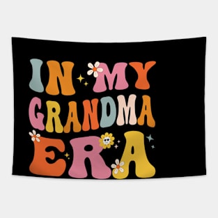 In My Grandma Era Funny Sarcastic Groovy Retro Mothers Day Tapestry