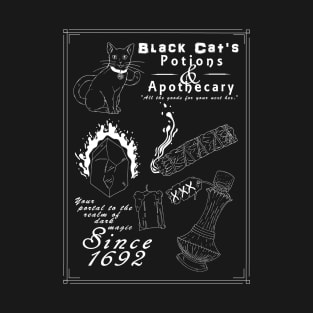 Black Cat's Potions and Apothecary T-Shirt