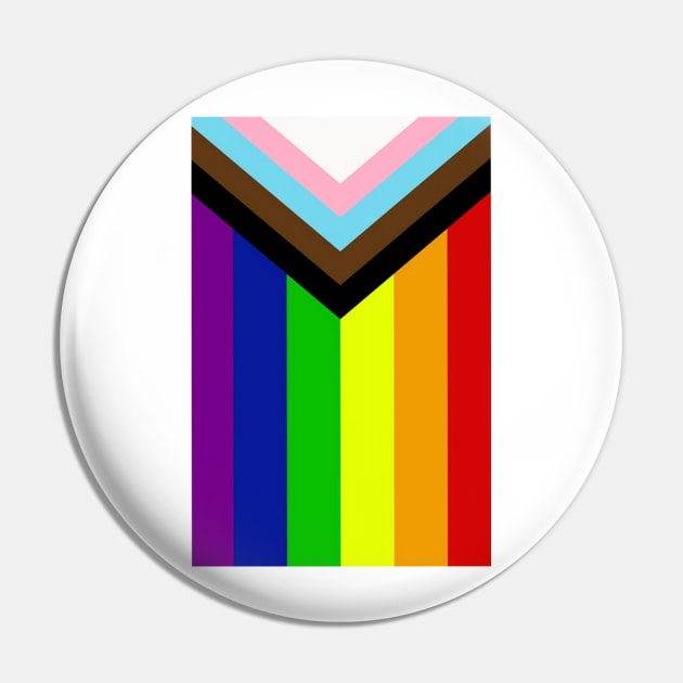 LGBTQ+ flag (vertical) Pin by diffrances