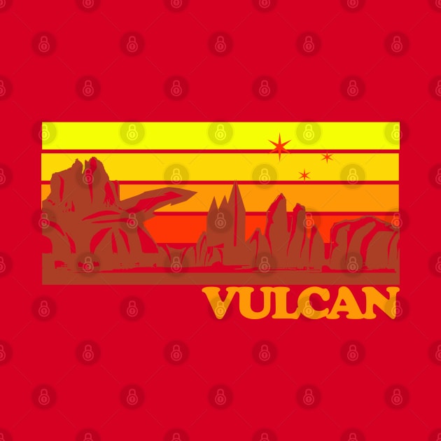 Vulcan Retro by PopCultureShirts