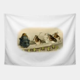 “Guinea Pig Garden” by Beatrix Potter Tapestry