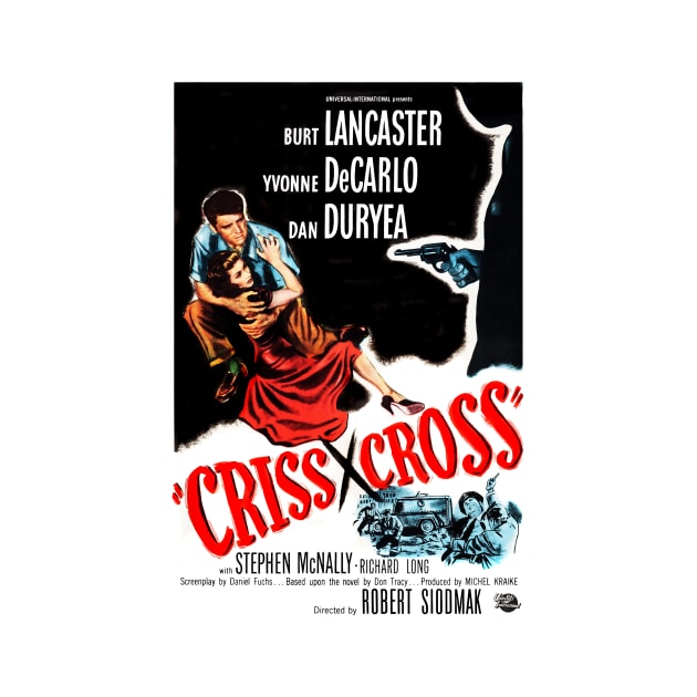 Criss Cross Vintage Poster by RockettGraph1cs