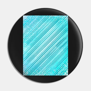 Teal Stripes Pin