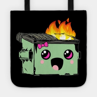 Kawaii Dumpster Fire Tote