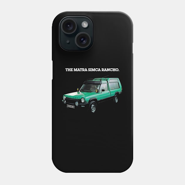 MATRA RANCHO - advert Phone Case by Throwback Motors