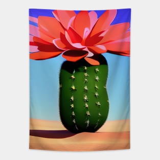 Israel, Sabra Cactus in the Desert Tapestry