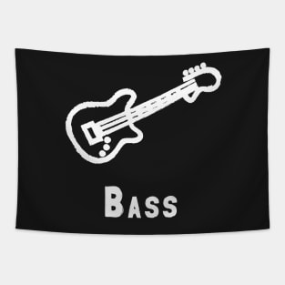 Bass Guitar Tapestry